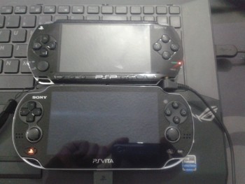 Mi PSVITA contra mi PSP fat Mi PSVITA contra mi PSP fat